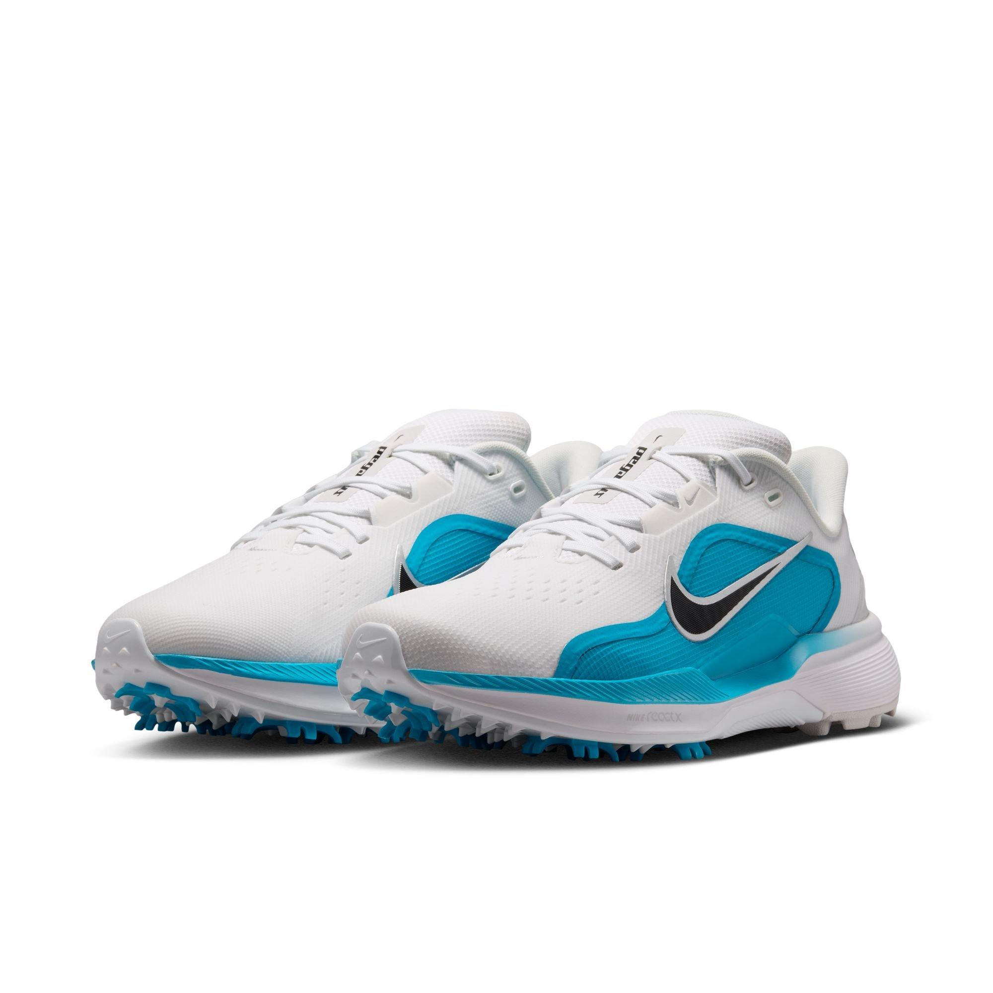 Pegasus 1 G Spikeless Golf Shoe - White/Blue | NIKE | Golf Shoes